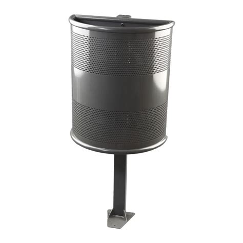 sheet metal bin|metal dustbin screwfix.